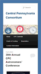 Mobile Screenshot of centralpennsylvaniaconsortium.org
